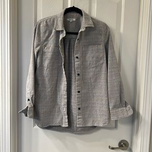 Madewell Corduroy Classic Ex-Boyfriend Shirt in Dermott Plaid Small
